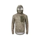 Ol' Tom Men's Early Bird Gator Hoodie Mossy Oak Bottomland 3XL - Ol' Tom