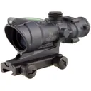 Trijicon ACOG TA31 BAC Rifle Scope 4x 32mm Dual-Illuminated Green Crosshair 223 Remington Reticle with TA51 Flattop Mount Cerakote Sniper Gray - Trijicon