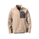 Orvis Men's Pro LT Softshell Half Zip Shirt Desert Khaki Medium - Orvis