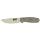 ESEE Knives ESEE-4 Fixed Blade Knife 4.5" Drop Point 1095 Desert Tan Blade Micarta Handle Desert Tan - Esee Knives