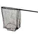 Ranger Landing Nets HD Tournament Series Landing Net 54-84" Telescoping Handle 25" x 25" Hoop Rubber Coated Nylon Black - Ranger
