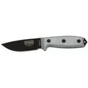 ESEE Knives ESEE-3 Fixed Blade Knife 3.88" Drop Point 1095 Black Blade Micarta Handle Gray - Esee Knives