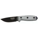 ESEE Knives ESEE 3PM Fixed Blade Knife 3.88" Drop Point 1095 Black Blade Micarta Handle Gray - Esee Knives