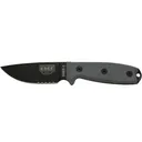 ESEE Knives ESEE 3SM Fixed Blade Knife 3.88" Partially Serrated Drop Point 1095 Desert Tan Blade Micarta Handle Tan - Esee Knives