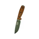ESEE Knives ESEE-4 3D Fixed Blade Knife 4.1" Drop Point 1095 Olive Drab Blade Micarta Handle Natural - ESEE Knives