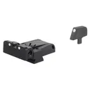 LPA SPR Sight Set for 1911 Government with Narrow Tenon Front Sight Steel 3-Dot - L.P.A. Sights