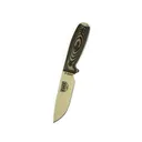 ESEE Knives ESEE-4 3D Fixed Blade Knife 4.1" Drop Point 1095 Desert Tan Blade G-10 Handle Black/Coyote - ESEE Knives