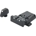 LPA SPR Adjustable Sight Set for Glock 17, 19, 22, 23, 34, 35 Steel White Dot - Lpa Sights