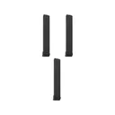 Glock 17, 17L, 18, 19, 19x, 26, 34, 45, 47, 49 Gen 5 Magazine 9mm Luger 33-Round Polymer Black 3PK - Glock