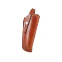 El Paso Saddlery 1920 Tom Threepersons OWB Holster Right Hand Colt Single Action Army, Ruger New Vaquero 5.5" Leather Russet Brown - El Paso Saddlery