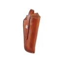 El Paso Saddlery 1920 Tom Threepersons OWB Holster Right Hand Colt Single Action Army, Ruger New Vaquero 4.75" Leather Russet Brown - El Paso Saddlery