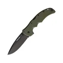 Cold Steel Recon 1 Pocket Knife 4" Spear Point CPM S35VN Black DLC Blade G-10 Handle OD Green - Cold Steel