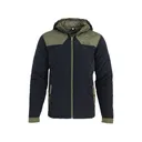 Nosler Men's Puff Hooded Jacket Black/Olive Medium - Nosler