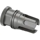 Griffin Armament DUAL-LOK Minimalist Flash Hider Suppressor Mount 5.56mm 1/2"-28 Thread Titanium Black - Griffin Armament