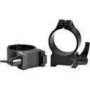 Warne QD 19mm Dovetail 1" Scope Rings Black Powdercoat Medium - Warne Scope Mounts