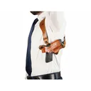 DeSantis Gunhide C.E.O. Shoulder Holster Right Hand Glock 17, 19, 19X, 22, 23, 26, 27, 31, 32, 33, 38, 45, 47 Leather Tan - DeSantis Holsters