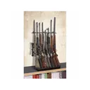 Rack'Em Racks Deluxe 8 Rifle Shelf Display Rifle Barrel Rest and Stock Tray - Rack'em Racks