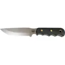 Knives of Alaska Bush Camp Fixed Blade Knife 6" Drop Point D2 Bead Blasted Blade SureGrip Handle Black - Knives Of Alaska