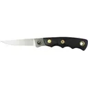 Knives of Alaska Jaeger Boning Fixed Blade Knife 3.5" Drop Point D2 Bead Blasted Blade SureGrip Handle Black - Knives Of Alaska