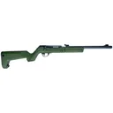 Tactical Solutions Owyhee Takedown Magnum Bolt Action Rifle 17 Hornady Magnum Rimfire (HMR) 16.5" Black Threaded Barrel Blued Frame Green Takedown Stock - Tactical Solutions