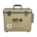 Engel 19 Quart Live Bait Pro Cooler Tan with AP3 Rechargeable Aerator - Engel