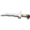 Cold Steel Kris Dagger 12.75" 1060 Blade Hardwood Handle - Cold Steel
