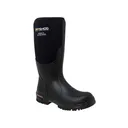 Dryshod Men's Mudcat Hi 16" Waterproof Insulated Rubber Boots Rubber Black/Orange 8 D - Dryshod