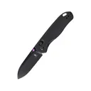 Kizer Drop Bear Pocket Knife 2.97" Drop Point 154CM Black Blade Aluminum Handle Black - Kizer