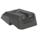 Kensight Adjustable Defensive 1911 Rear Night Sight Novak LoMount Cut Steel Black Recessed Blade with Green Tritium Dots - Kensight