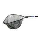 Ranger Landing Nets Fiberglass Series Landing Net 48" Fiberglass Handle 28" x 30" Hoop Rubber Landing Net Black - Ranger