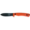ESEE Knives Ashley Emerson Game Knife (AGK) Fixed Blade Knife 3.5" Drop Point 1095 Stonewashed Black Oxide Blade G-10 Handle Orange - ESEE Knives