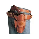 DeSantis Gunhide Desperado OWB Holster Right Hand Colt Single Action Army, Ruger New Vaquero 4.75" Leather Black - DeSantis Holsters