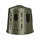 Maverick Blinds 6-Shooter Box Blind with Tinted Windows Green - Maverick Blinds