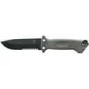 Gerber LMF II Fixed Blade Knife 4.84" Partially Serrated Drop Point 420HC Black Blade Polymer Handle Foliage Green - Gerber