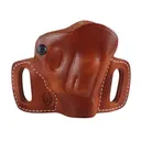 El Paso Saddlery High Slide OWB Holster Right Hand J Frame Leather Russet Brown - El Paso Saddlery