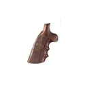 Hogue Fancy Hardwood Grips with Finger Grooves for S&W N-Frame Square Butt Checkered Cocobolo - Hogue