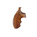 Hogue Fancy Hardwood Grips with Finger Grooves for S&W J-Frame Round Butt Checkered Cocobolo - Hogue