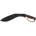 ESEE Knives Expat Jaraca Fixed Blade Knife 11.5" Kukri 1075 Black Powder Coat Blade Walnut Handle - ESEE Knives
