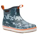 Grundens Deck Boss Deck Boots Rubber Flats Camo Storm Men's 8 D - Grundens