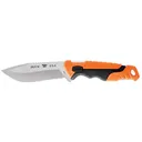 Buck Knives 656 Pursuit Pro Large Fixed Blade Knife 4.5" Drop Point CPM S35VN Stainless Blade Glass Filled Nylon/Versaflex Handle Orange - Buck Knives