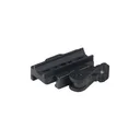 American Defense AD-B2 Modular Scope Base For Mini ACOG Picatinny Full Titanium Lever Matte Black - American Defense Manufacturing
