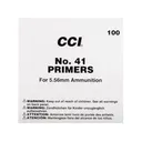 CCI Small Rifle 5.56mm NATO-Spec Military Primers #41 Box of 1000 (10 Trays of 100) - Cci