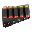 Galco Butt Cuff Buttstock Shell Holder 12 Gauge 5-Round Right Hand Leather Dark Havana - Galco