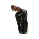 Galco DAO Strongside/Crossdraw OWB Holster Right Hand Colt Anaconda 4.25" Leather Black - Galco