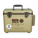 Engel 13 Quart Live Bait Pro Cooler Tan with AP3 Rechargeable Aerator - Engel