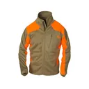 Banded Men's Softshell Full Zip Jacket Blaze Orange/Tan 2XL - Banded