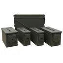 MidwayUSA Mil-Spec Ammo Can 5-Can Combo Pack 20mm, 50 and 30 Caliber - Midwayusa