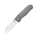 Kizer Drop Bear Pocket Knife 2.97" Drop Point 154CM Satin Blade Micarta Handle Gray - Kizer