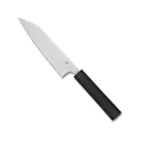 Spyderco Murray Carter Minarai Funayuki Kitchen Knife 6.41" Clip Point CTS BD1N Satin Blade Polypropylene Handle Black - Spyderco
