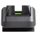 Novak Suppressor Adjustable 1911 Rear Night Sight Novak Cut .450" Height Steel Black with Green Tritium Bar - Novak